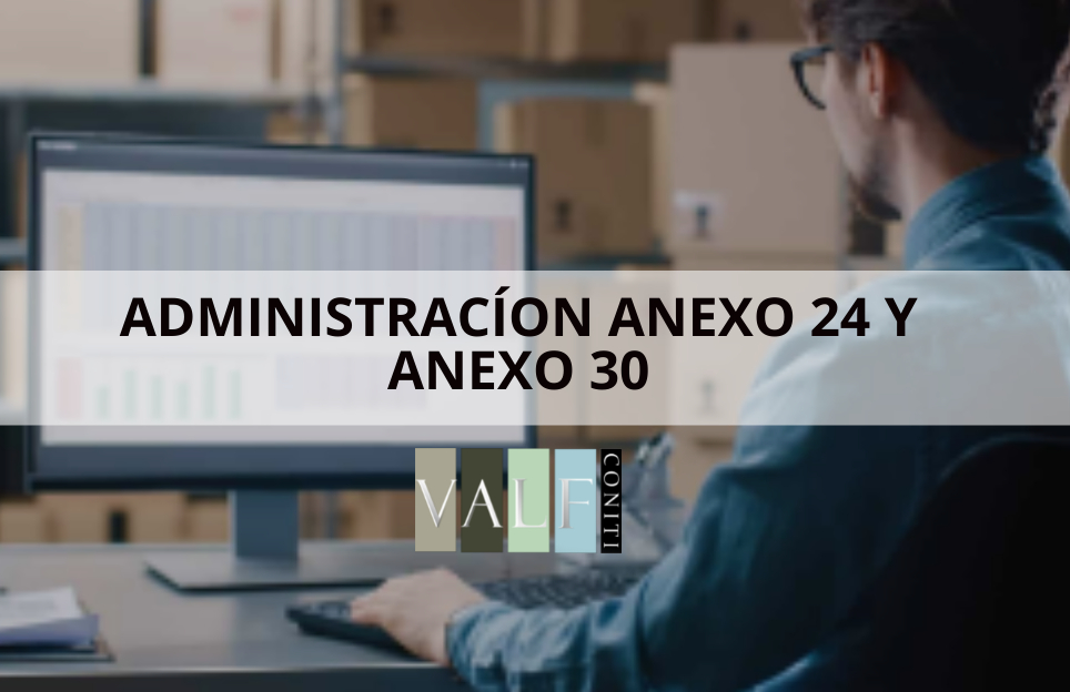 Administración Anexo 24 y 30